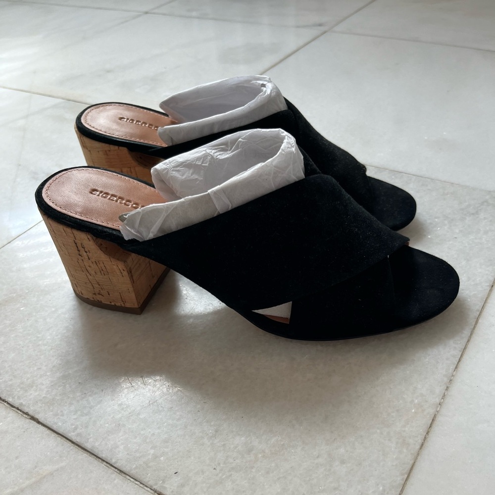 Suede Open Toe Sandals - image 1